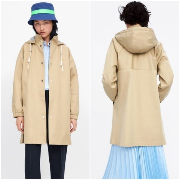 Zara Hooded Rain Jacket - Picture 2 of 11
